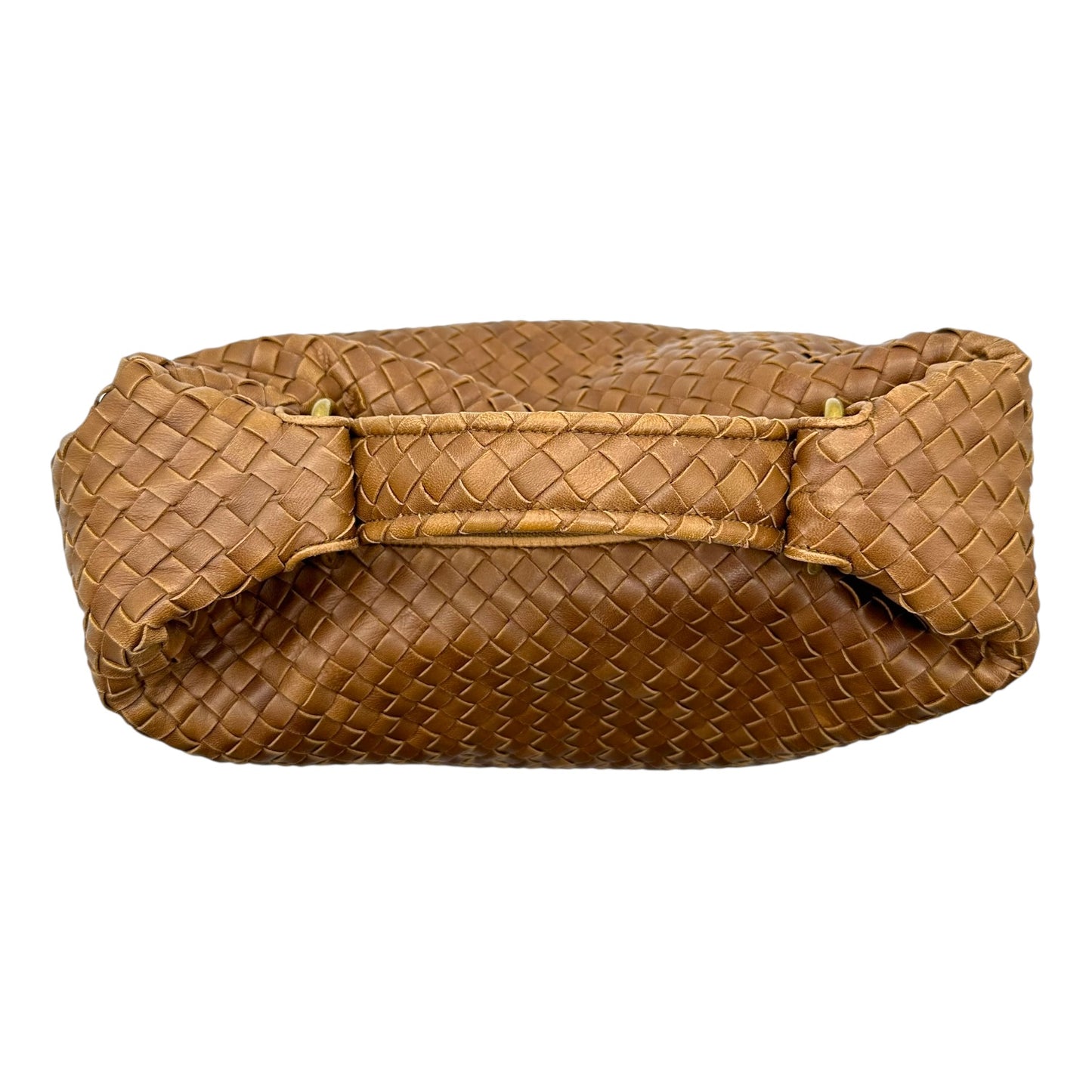 Bottega Veneta Brown Intrecciato Woven Leather Hobo Bag