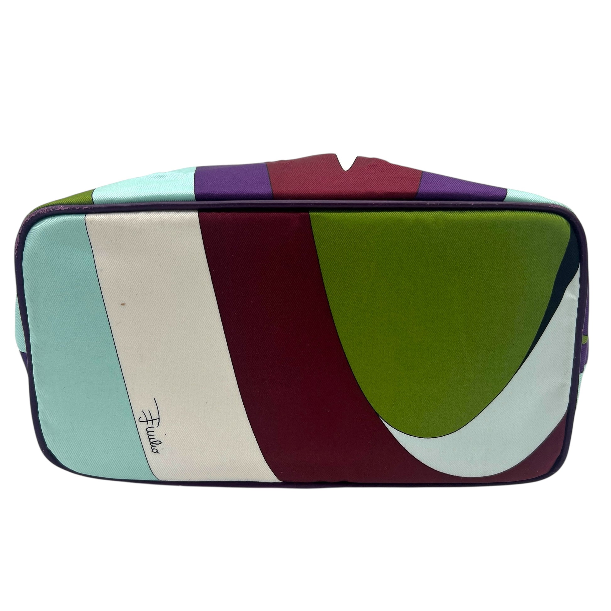 Emilio Pucci A/W 2004 Multicolor Silk Pochette Bag - Outfit Repeater