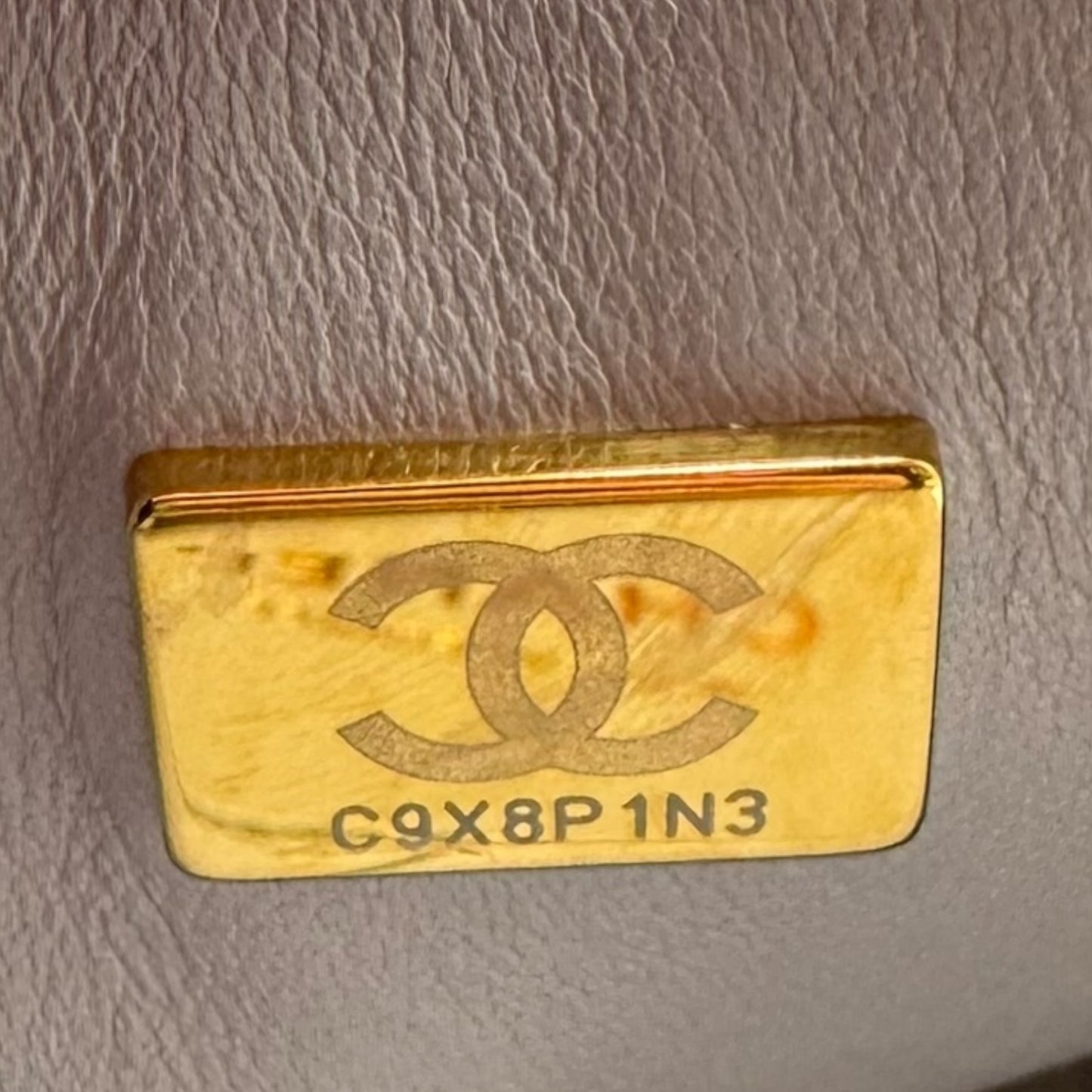 Chanel Gray Caviar Medium Double Flap Bag