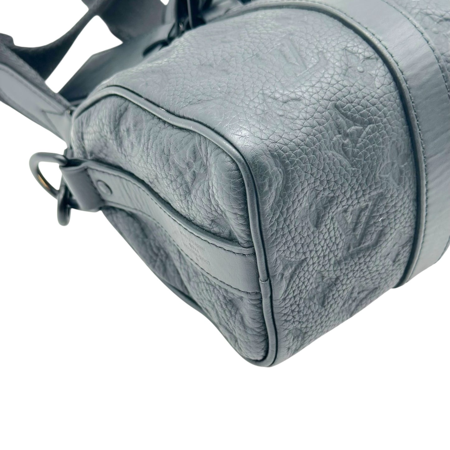 Louis Vuitton Black Embossed Monogram 2-Way Speedy Bandouliere 25 Bag