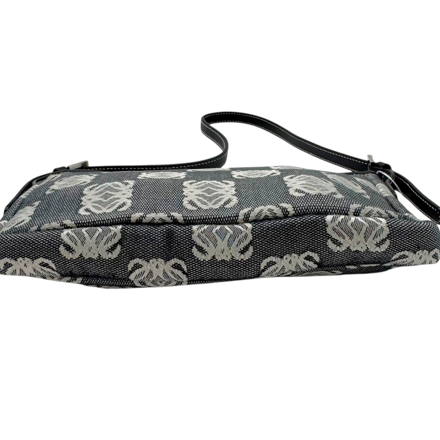 Loewe Navy Blue Anagram Monogram Pochette Bag - Outfit Repeater