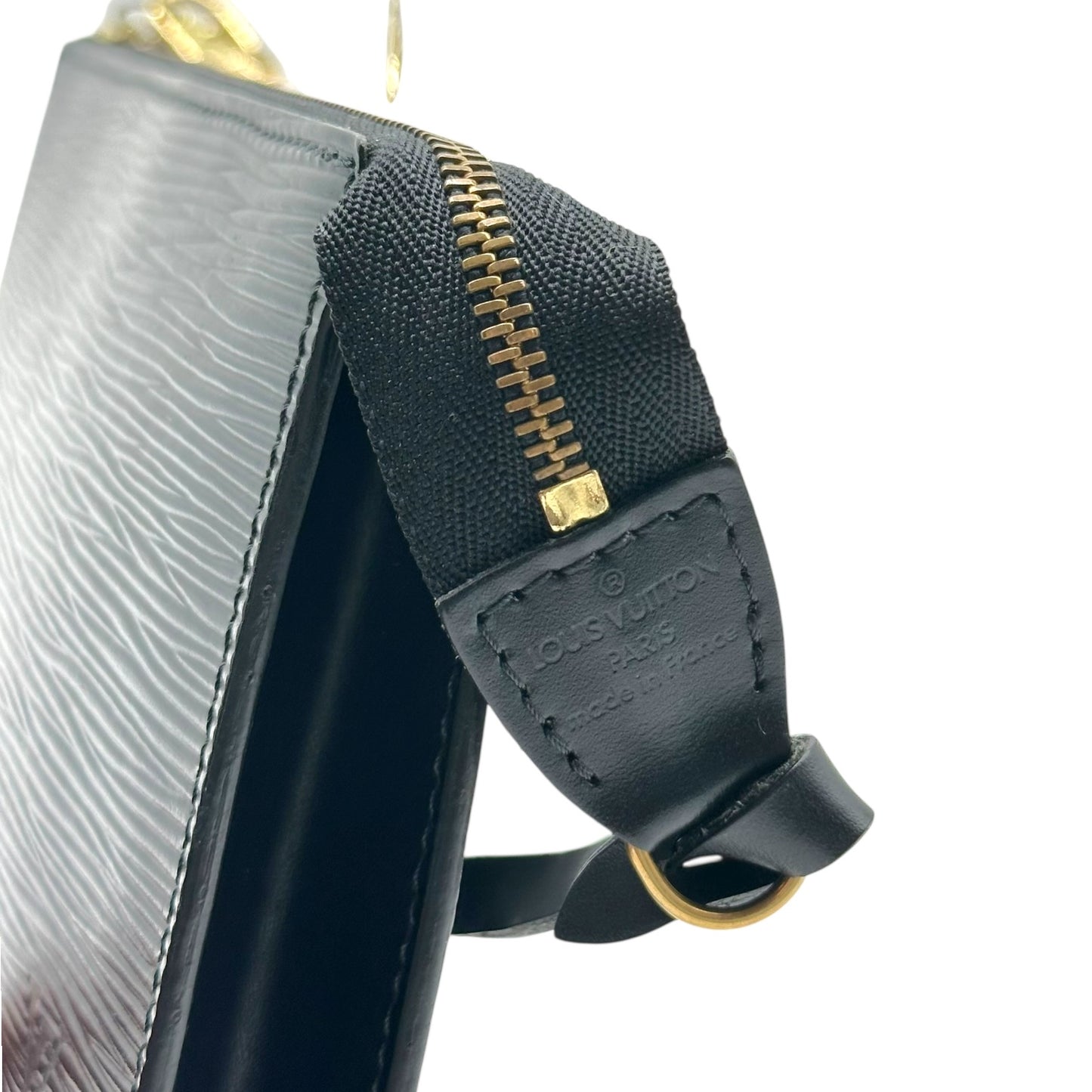 Louis Vuitton Black Epi Leather Pochette Mini Bag