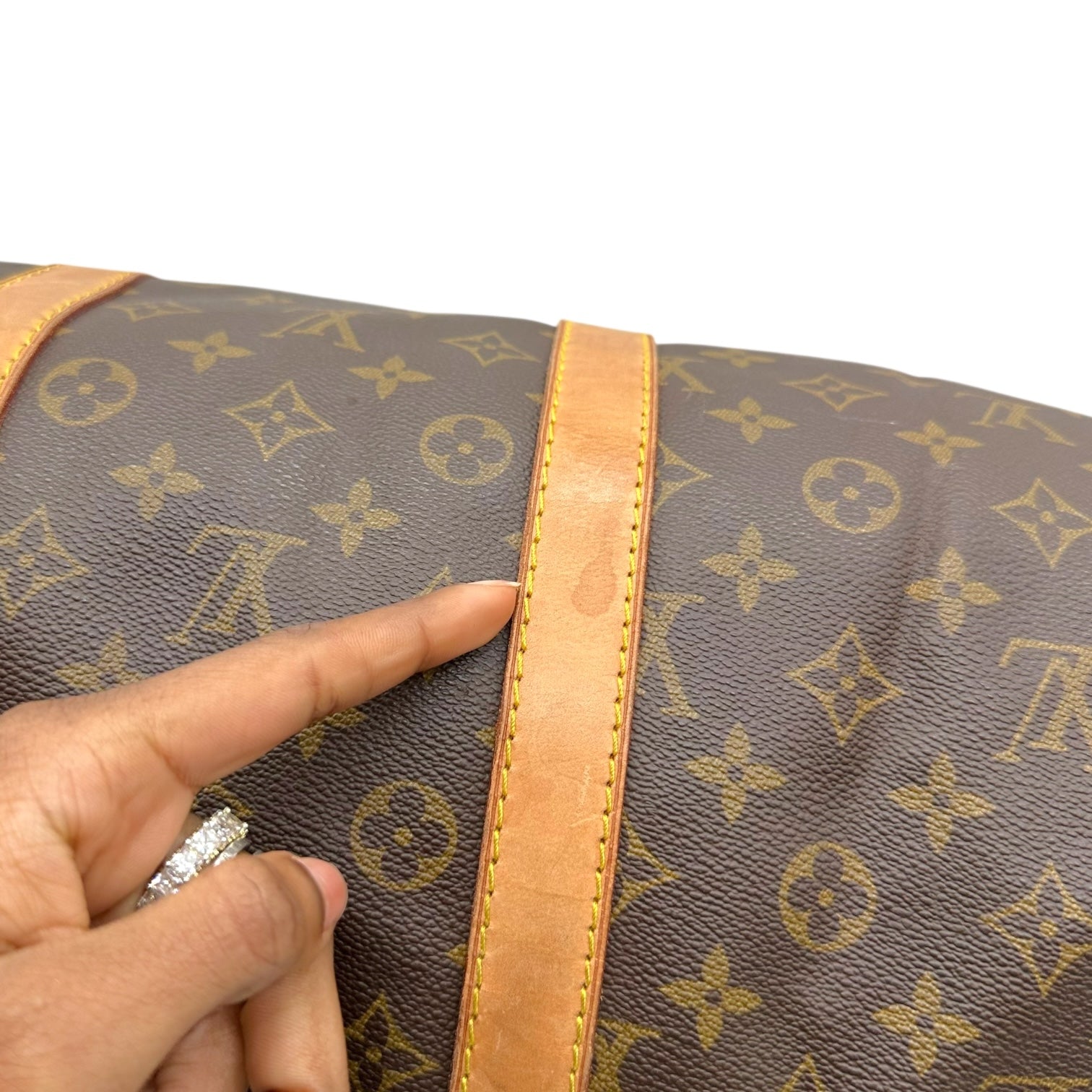 Louis Vuitton Classic Monogram Keepall 55 Duffle Bag - Outfit Repeater