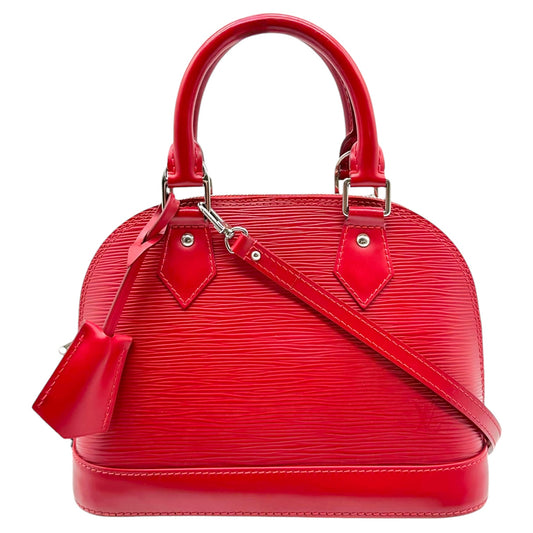 Louis Vuitton Red Epi Leather Alma BB Bag
