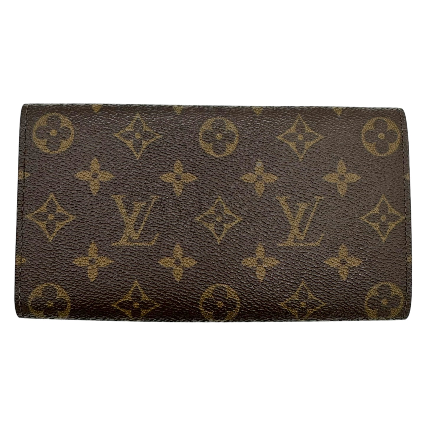 Louis Vuitton Brown Monogram Sarah Long Wallet