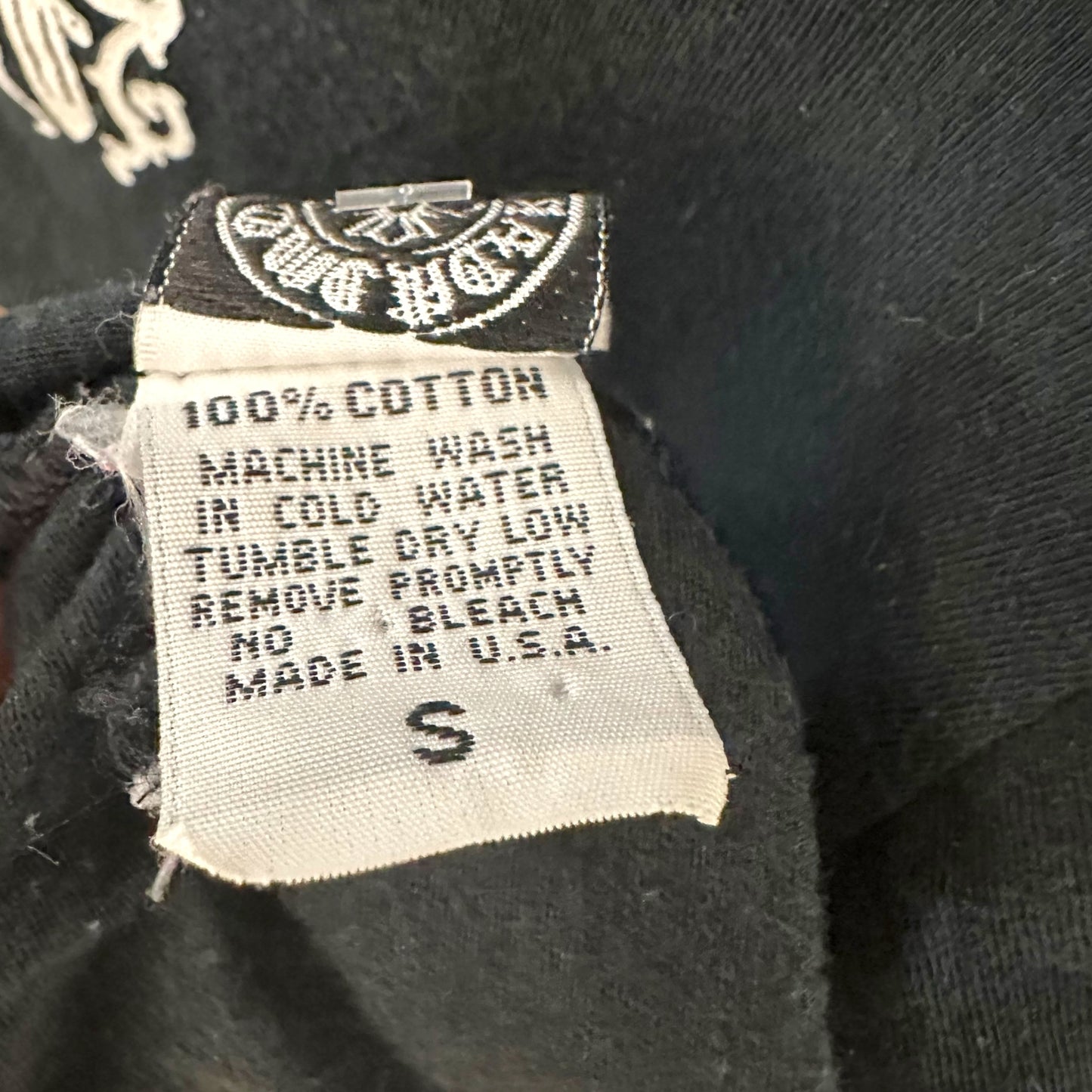 Chrome Hearts Vintage 3/4 Sleeve Logo & Dagger Graphic T-Shirt