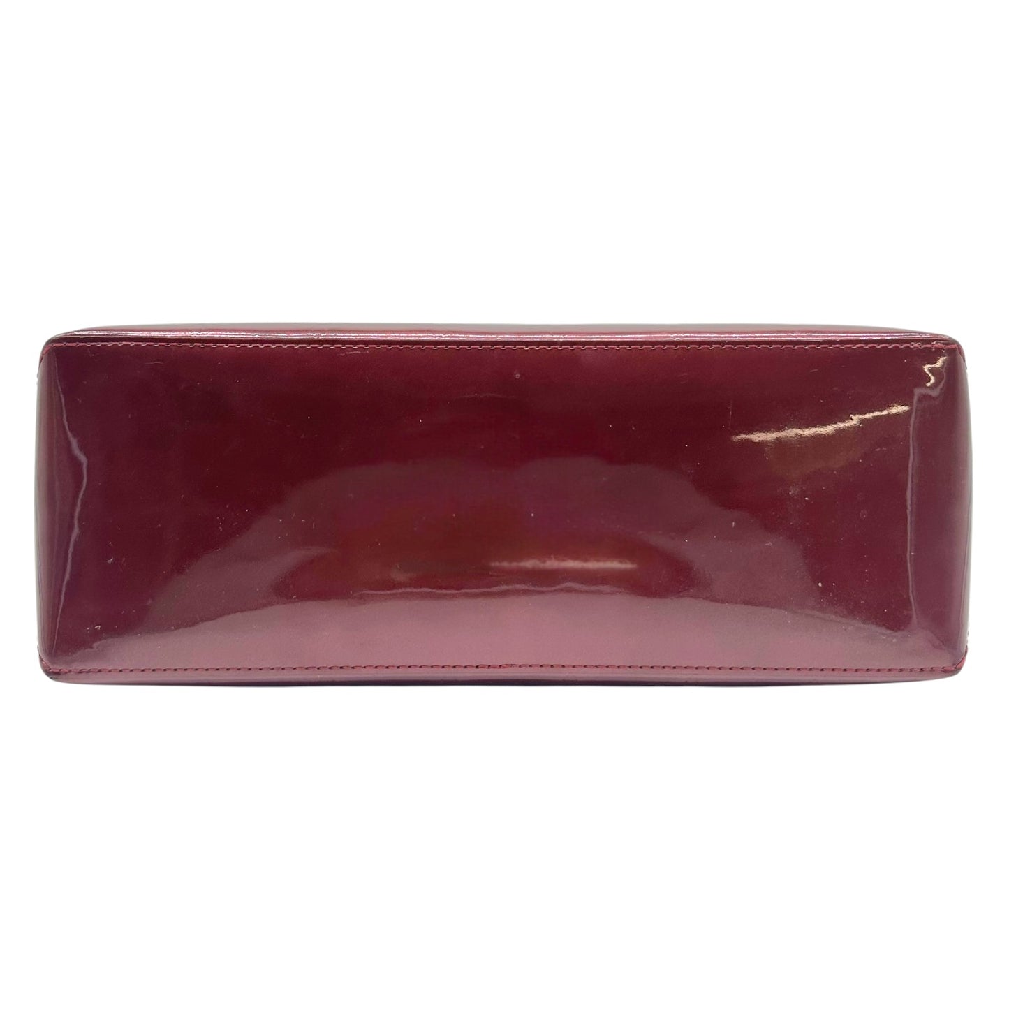 Louis Vuitton Burgundy Patent Vernis Monogram Wilshire Tote Bag