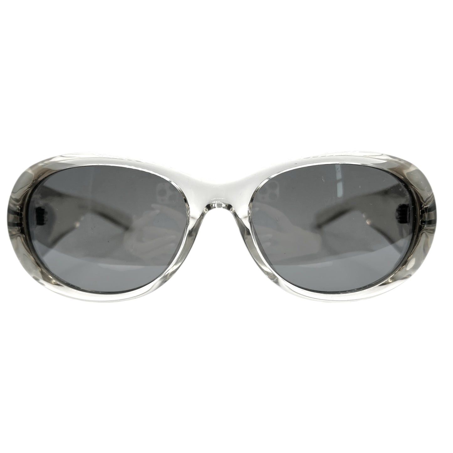 Saint Laurent Paris Clear Oval Sunglasses w/ Case