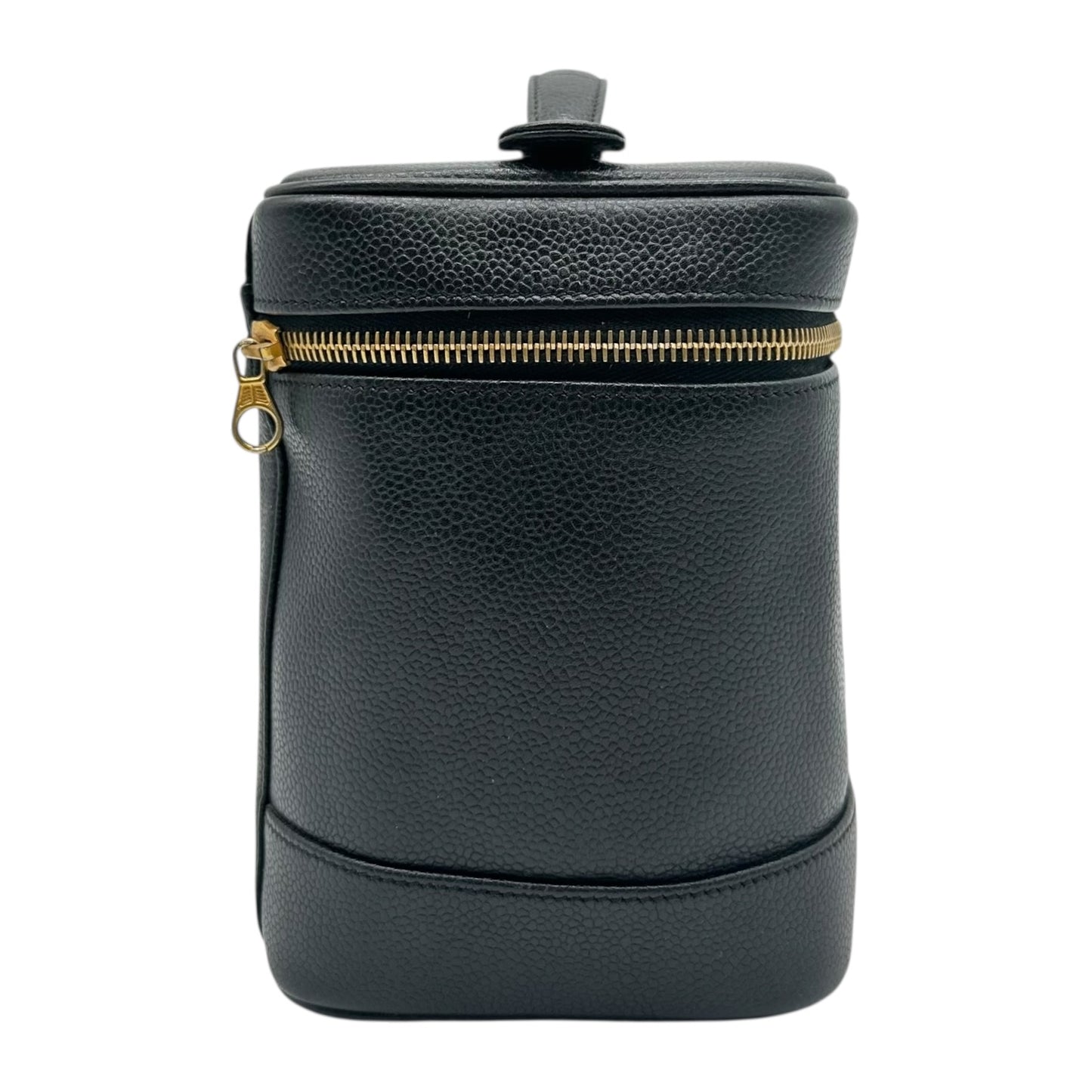 Chanel Black Caviar Leather Vanity Bag 1989-90