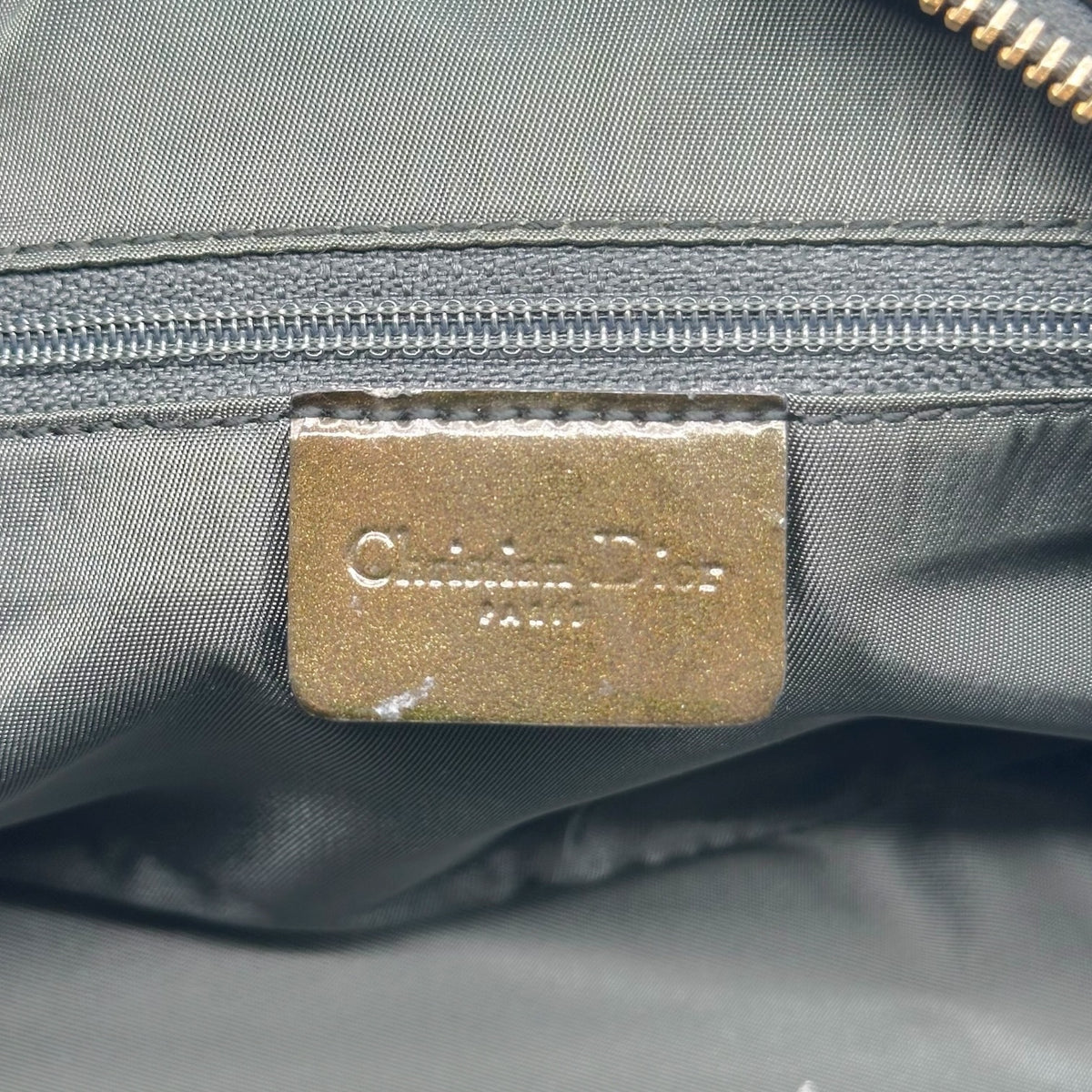 Christian Dior East-West Bowler Handbag Dark Khaki Green