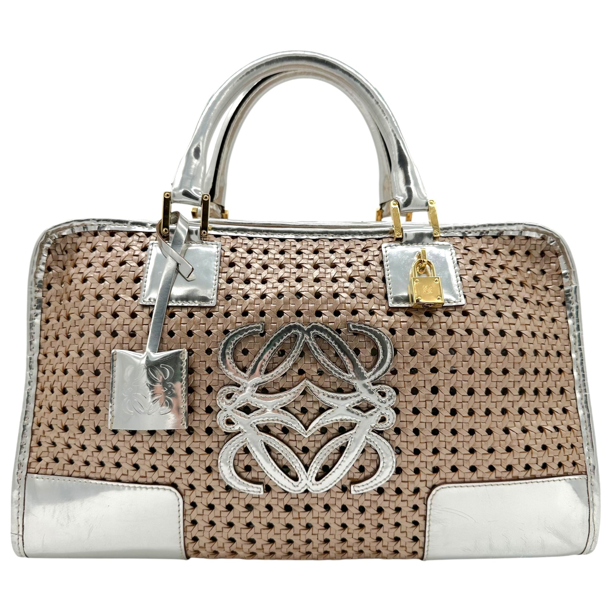 Loewe 2007 Special Edition Silver & Gold Amazona 36 Bag - Outfit Repeater