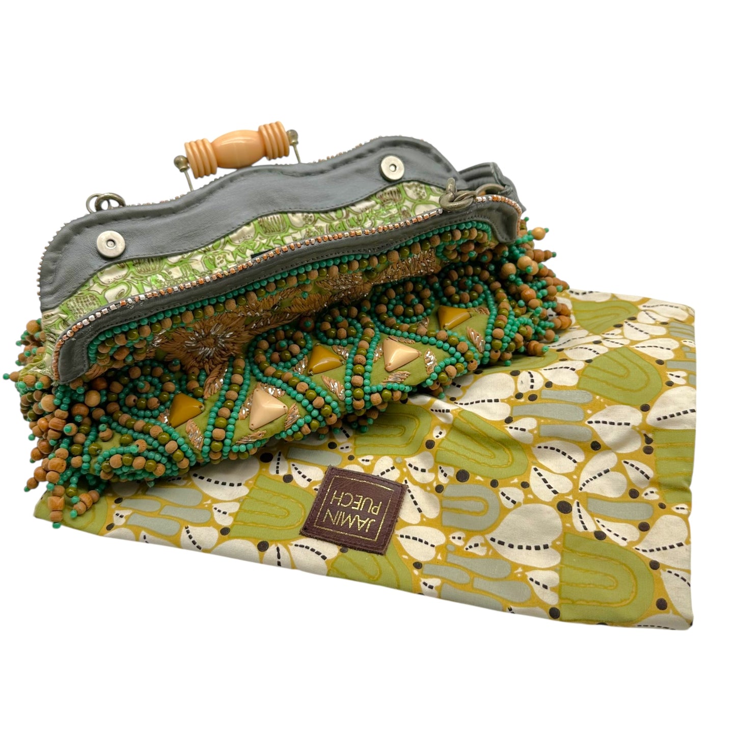 Jamin Puech Beaded Fringe Mini Shoulder Bag