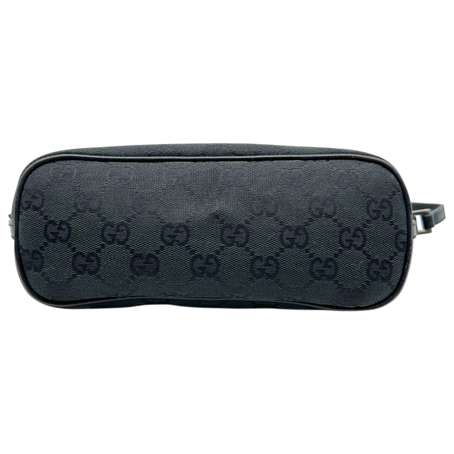 Gucci Black Monogram Canvas Boat Pochette Mini Bag