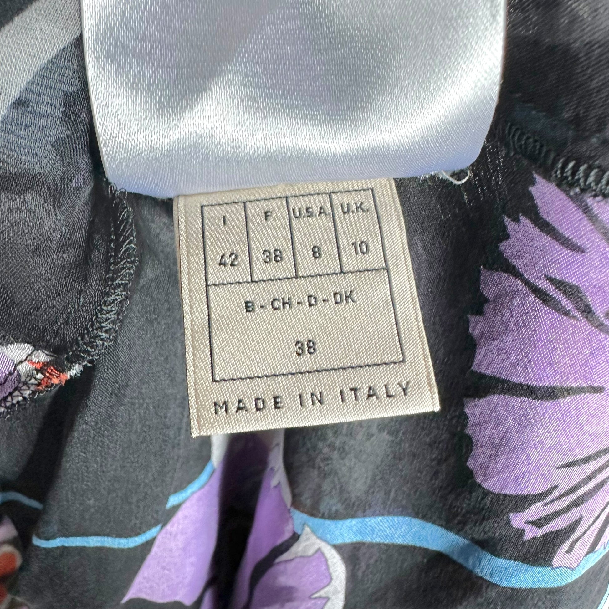 Emilio Pucci Black Floral Tiered Silk Blouse - Outfit Repeater