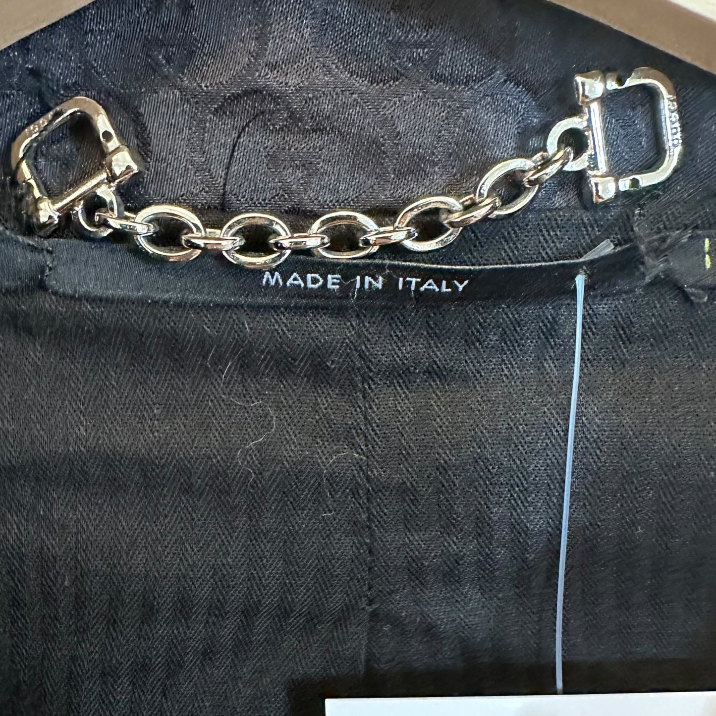 Gucci 2007 Black Monogram Trench Coat