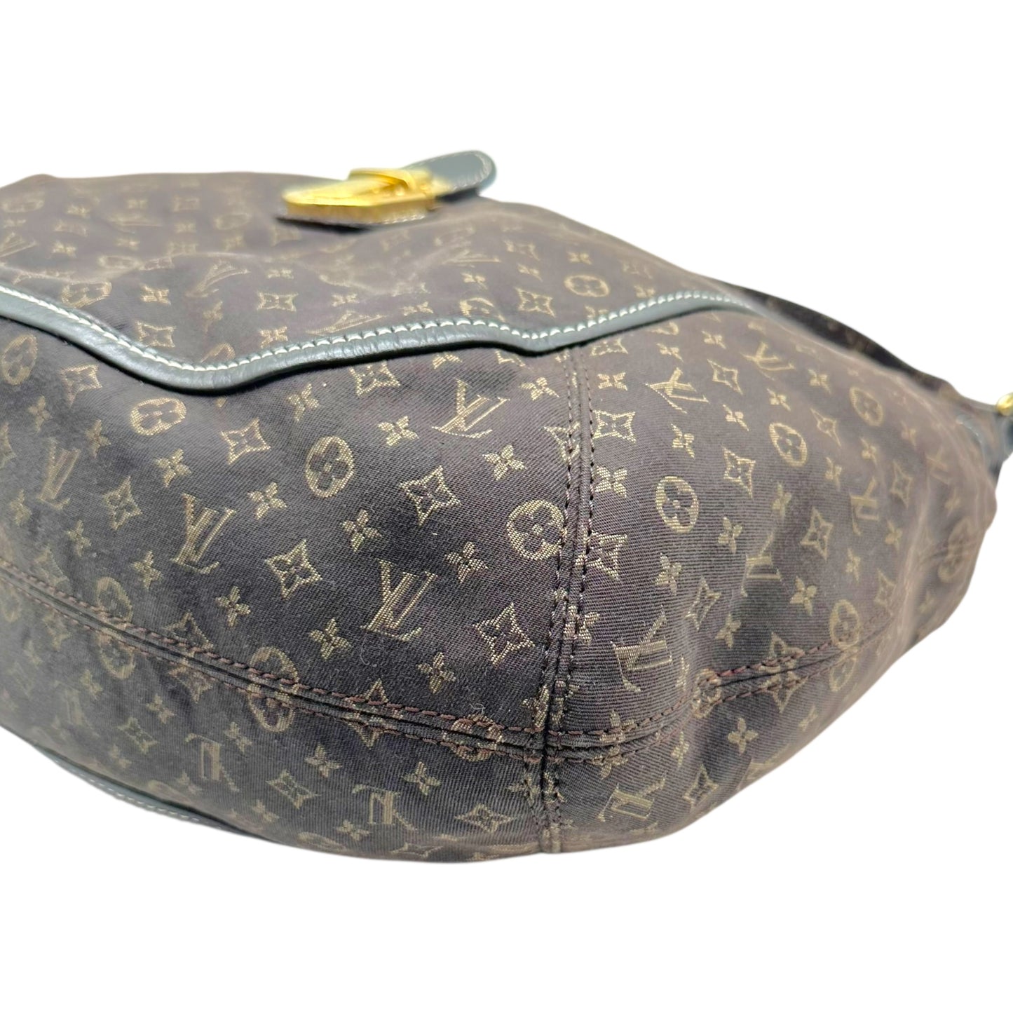 Louis Vuitton Brown Lin Canvas Monogram Romantic Hobo Bag