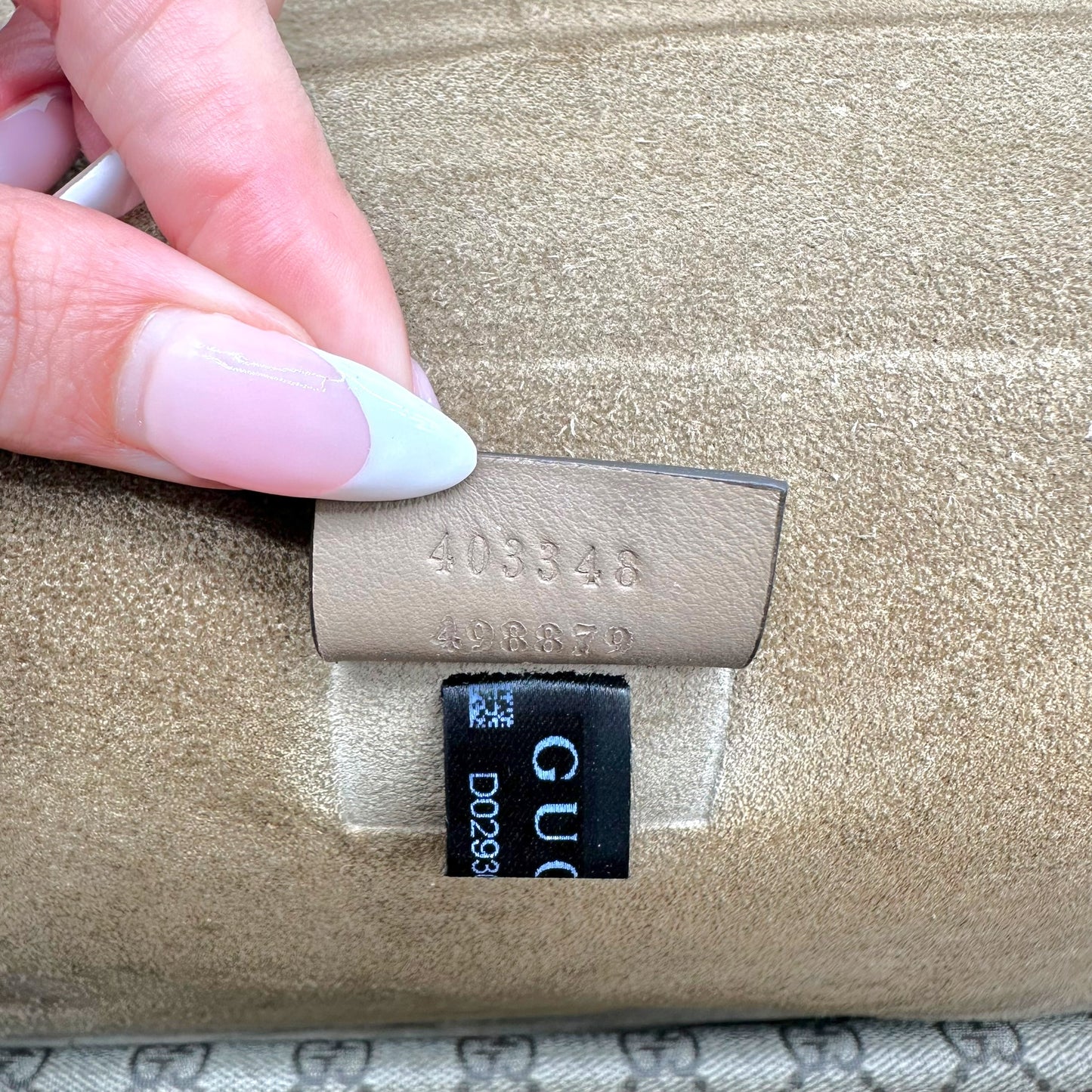 Gucci Tan Supreme Monogram Medium Dionysus Shoulder Bag