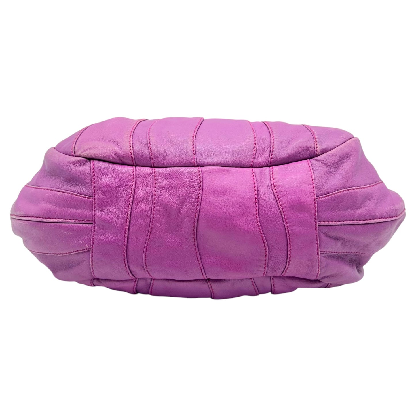 Prada Purple Lambskin Patchwork Shoulder Bag