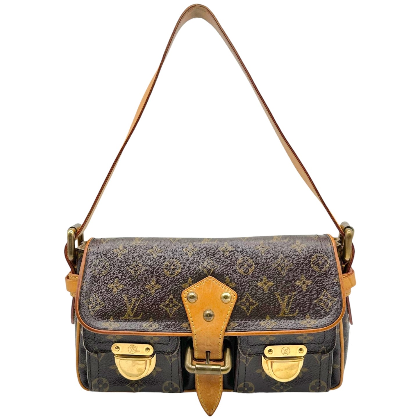 Louis Vuitton Classic Monogram Hudson PM Shoulder Bag