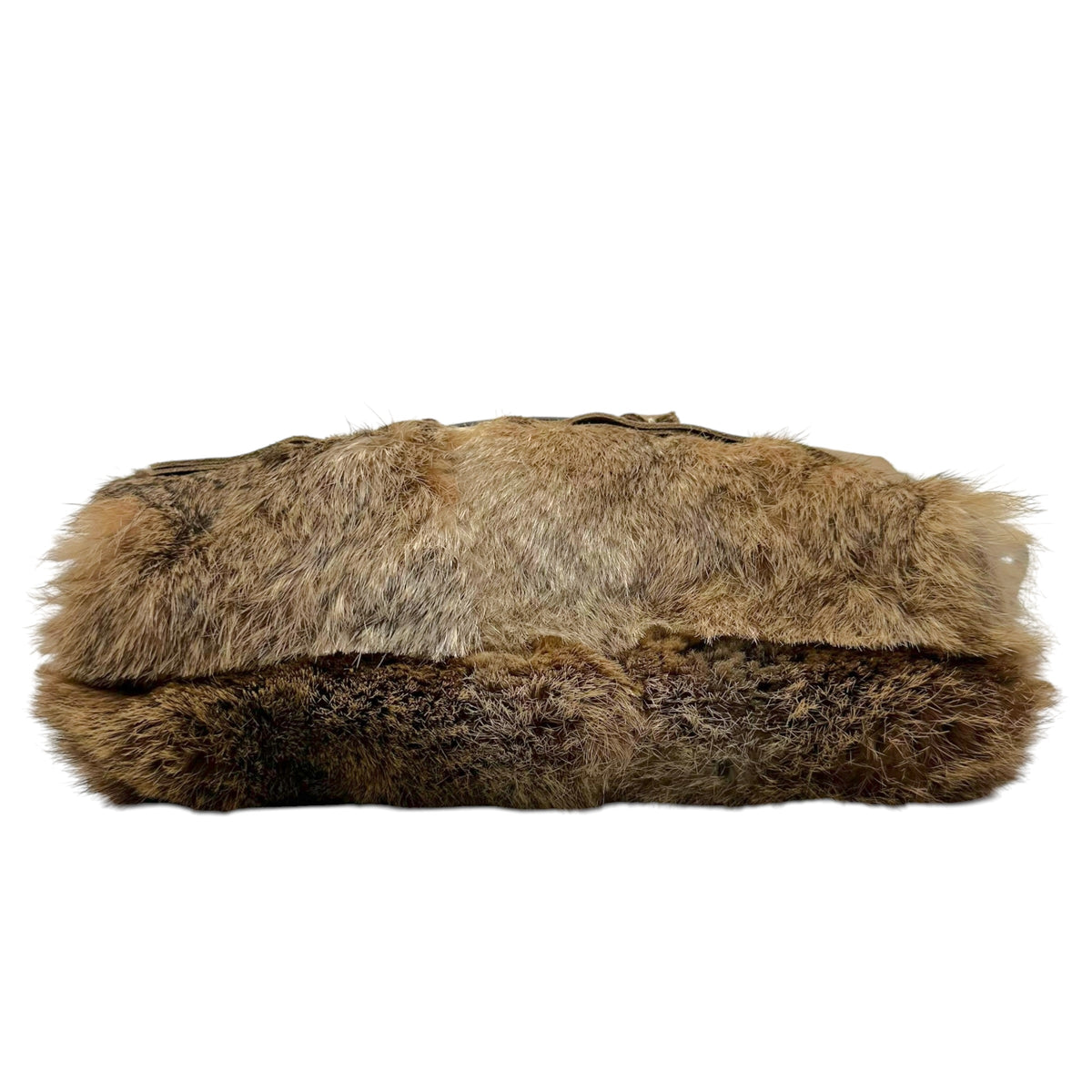 Dolce & Gabbana Rabbit Fur Suede Crossbody Bag