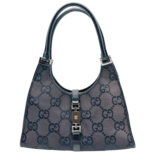 Gucci Black XL Monogram Jackie Bag