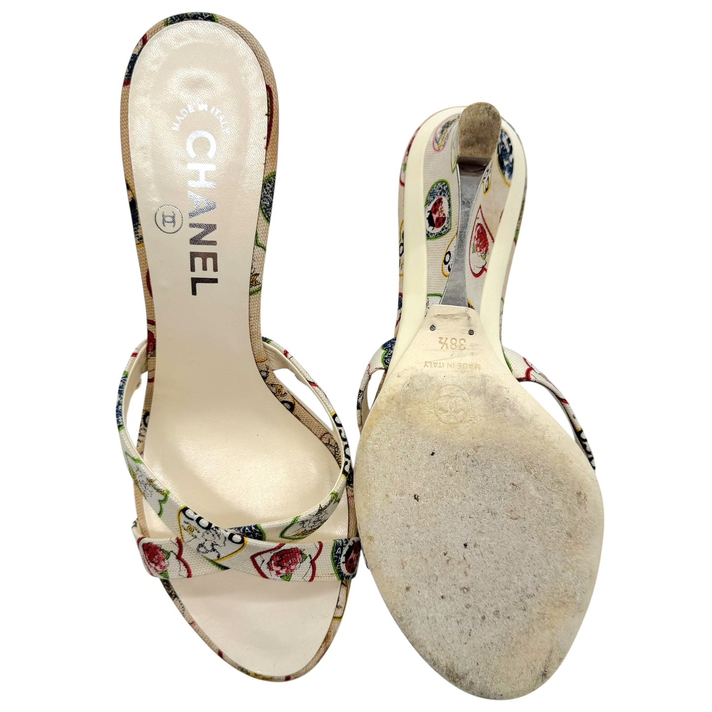 Chanel 2006 Valentine Mule Sandals