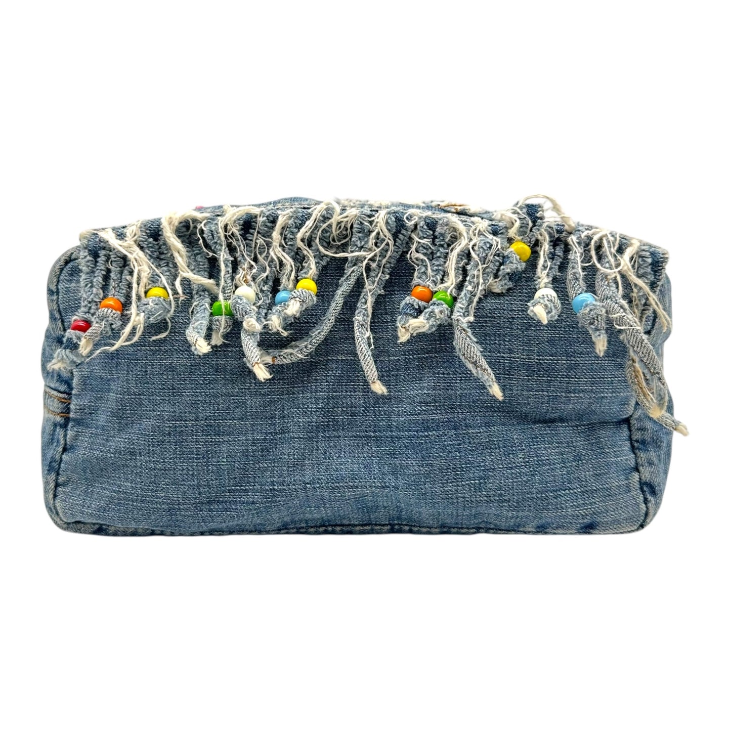 D&G Dolce & Gabbana 'Criminal' Denim Patchwork Messenger Bag