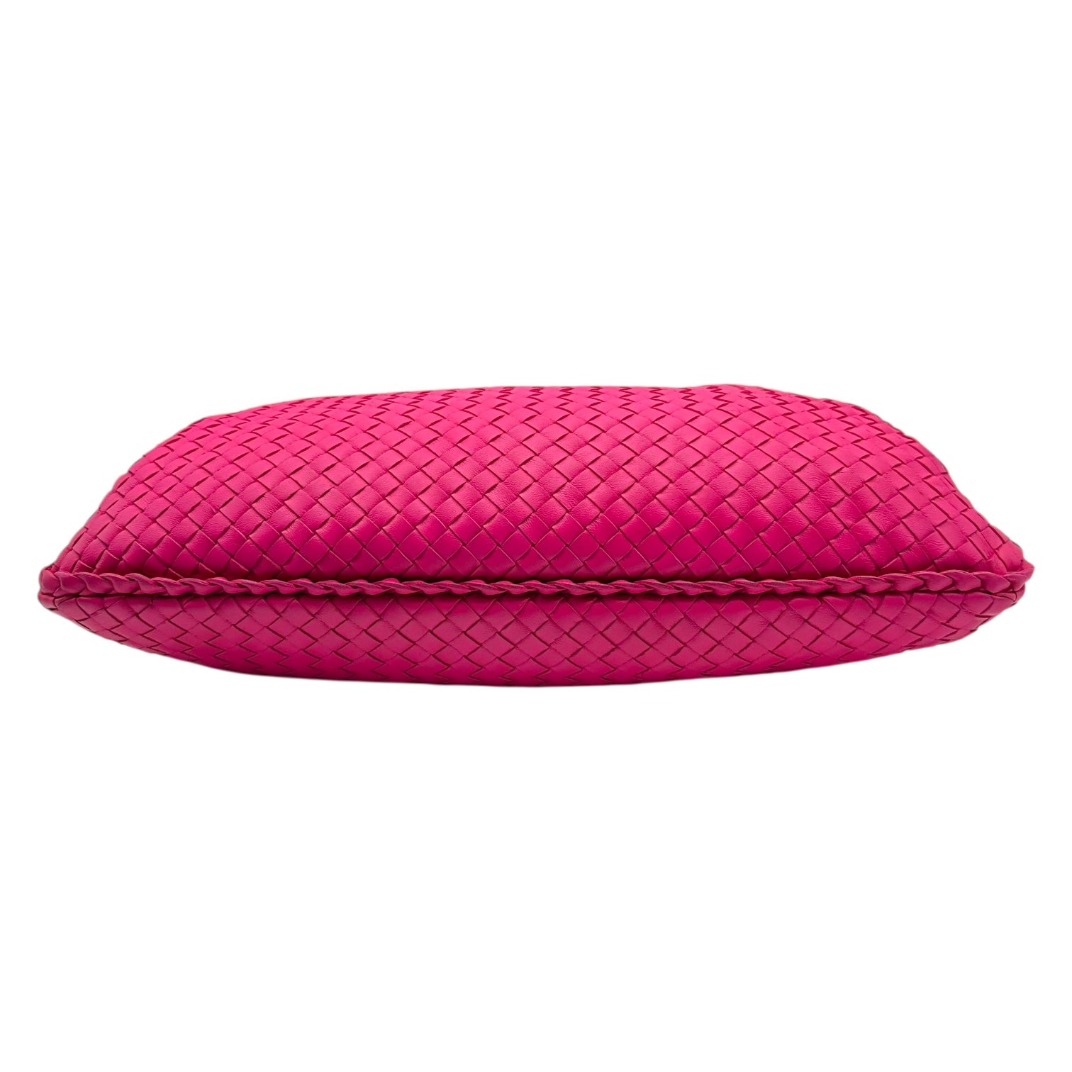 Bottega Veneta Neon Pink Intrecciato Hobo Bag - Outfit Repeater