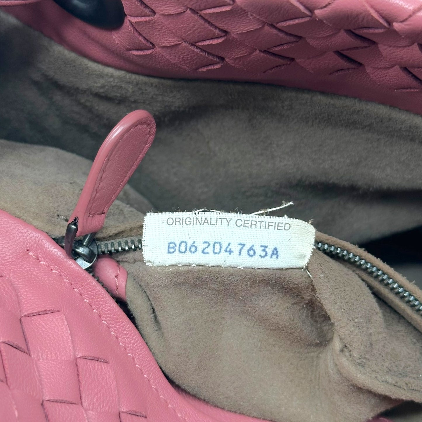 Bottega Veneta Small Tote Handbag Dusty Rose Pink