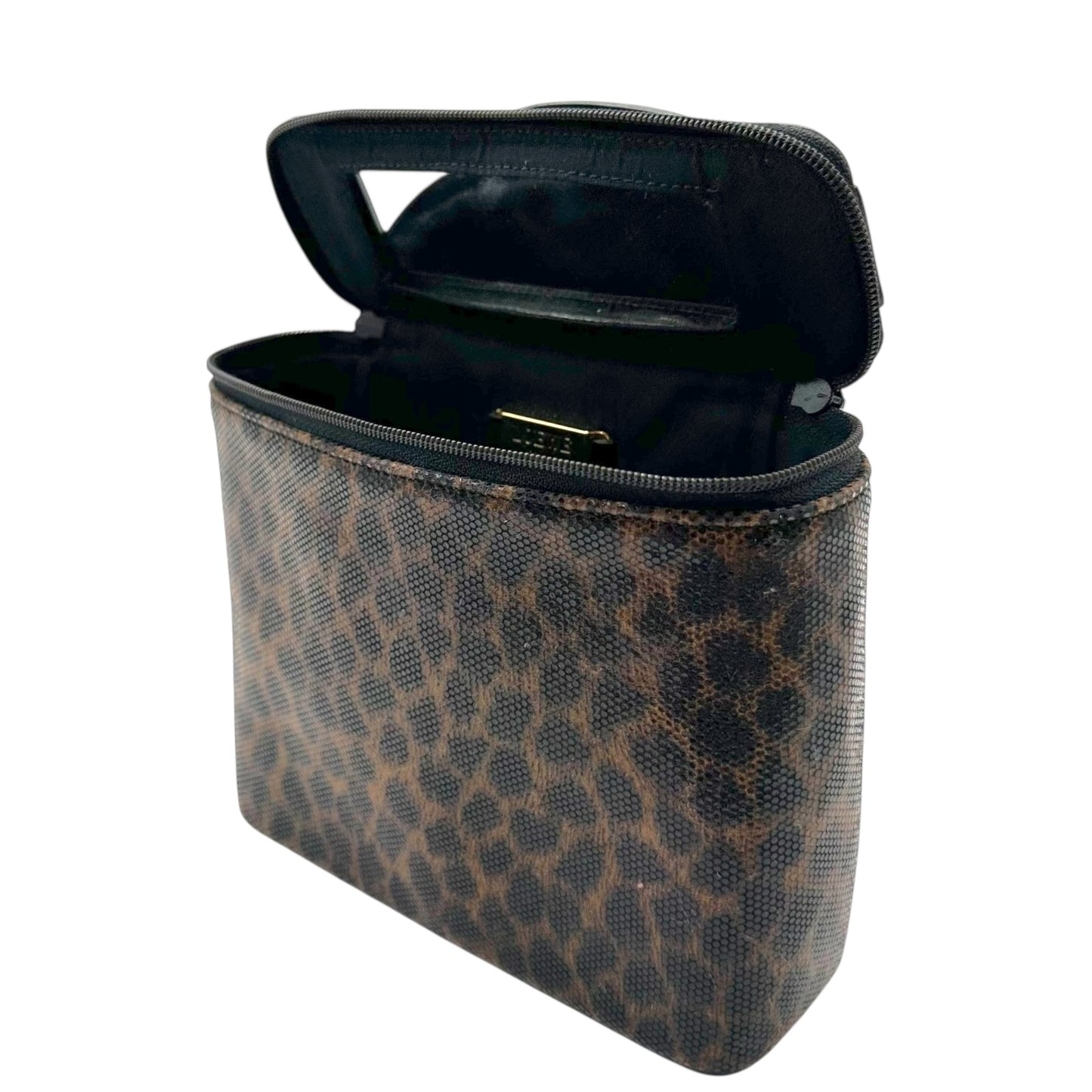 Loewe Leopard Print Mini Vanity Clutch Bag