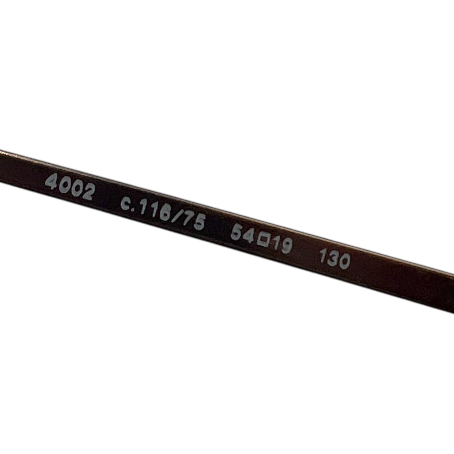 Chanel 4002 Burgundy Rimless Logo Lens Sunglasses