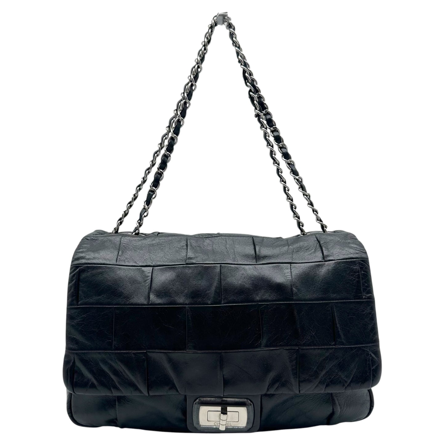 Chanel Black Lambskin Medium Flap Bag