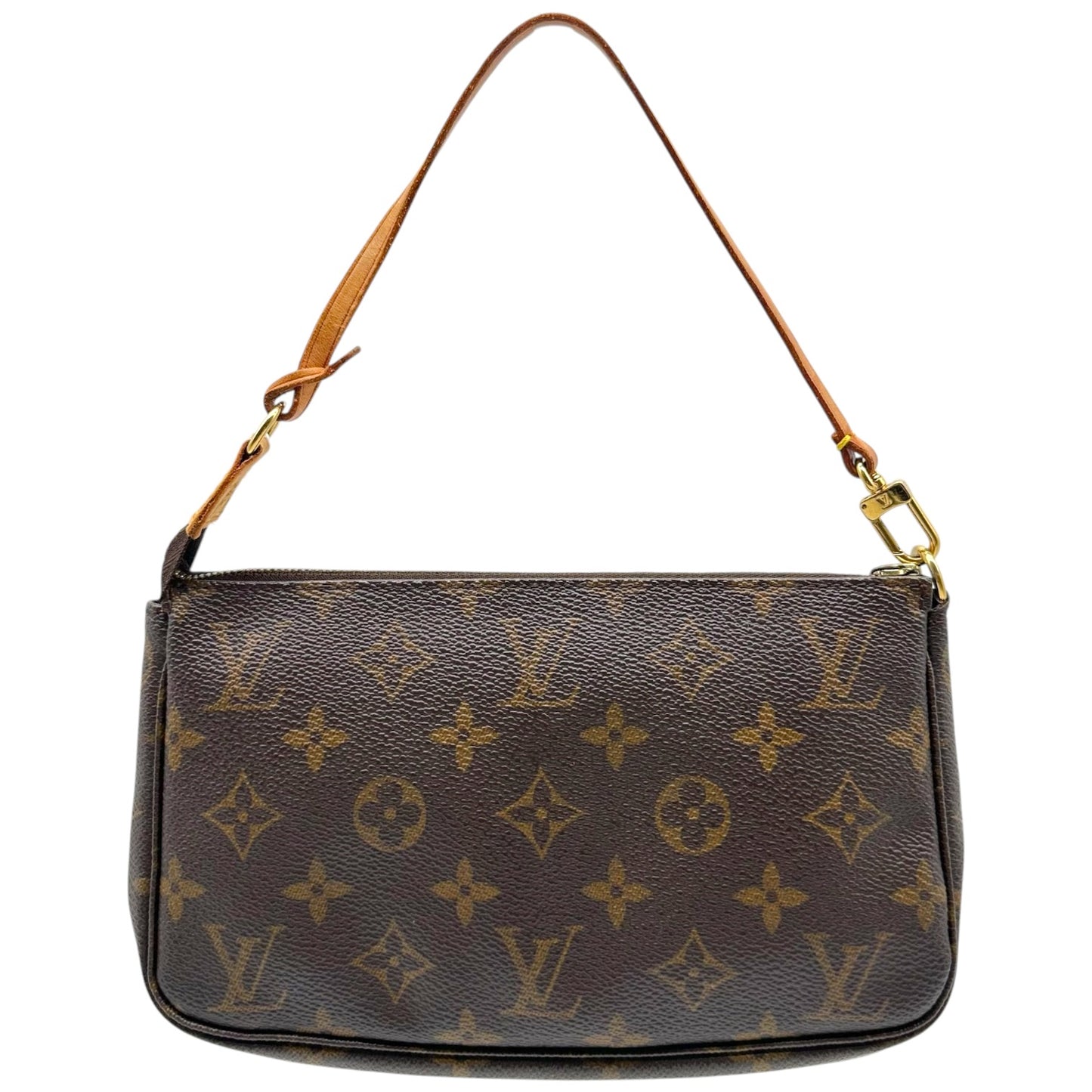 Louis Vuitton Brown Classic Monogram Pochette Bag