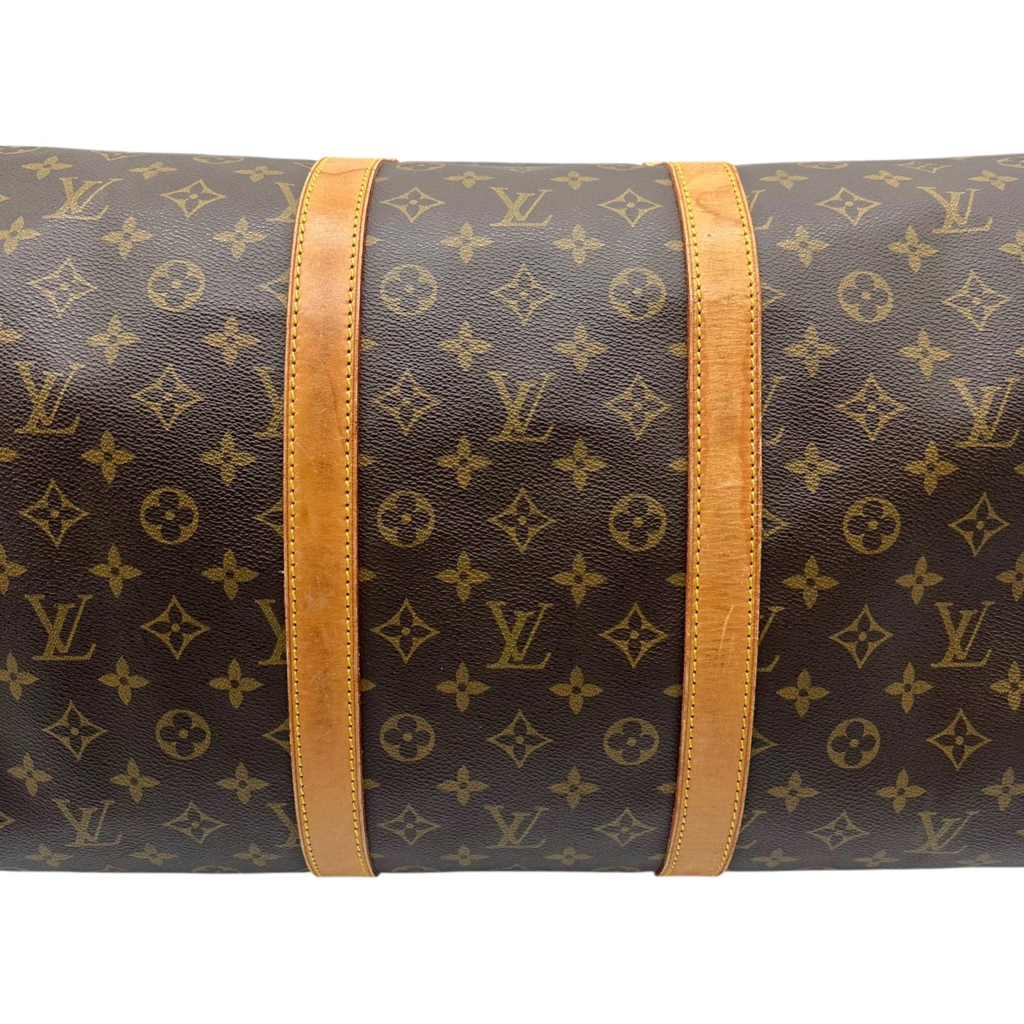 Louis Vuitton Classic Monogram Bandouliere 55 Duffle Bag - Outfit Repeater