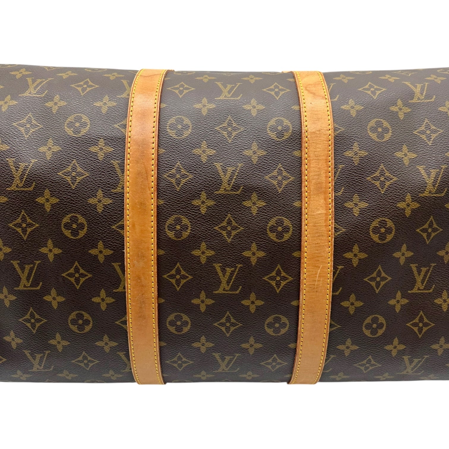 Louis Vuitton Classic Monogram Bandouliere 55 Duffle Bag - Outfit Repeater