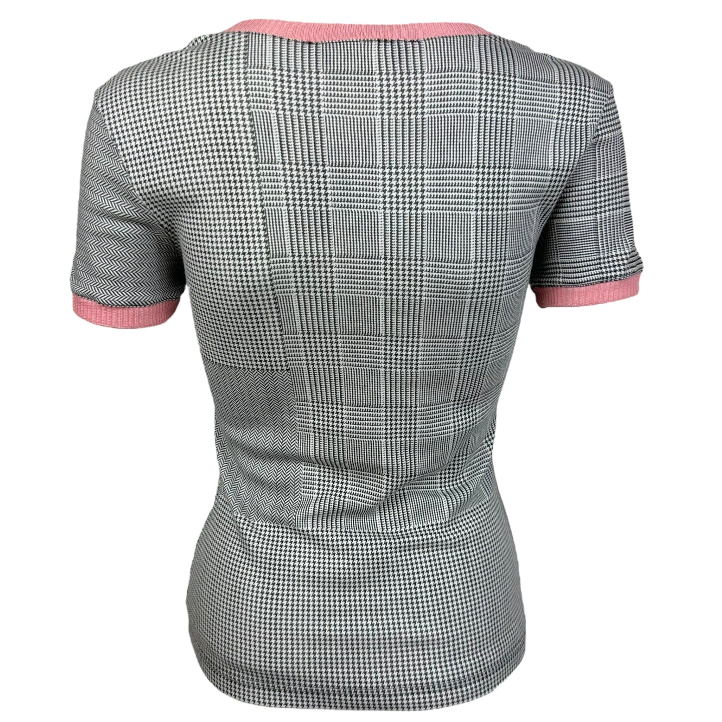 Christian Dior S/S 2005 Miss Dior Houndstooth Graphic T-Shirt