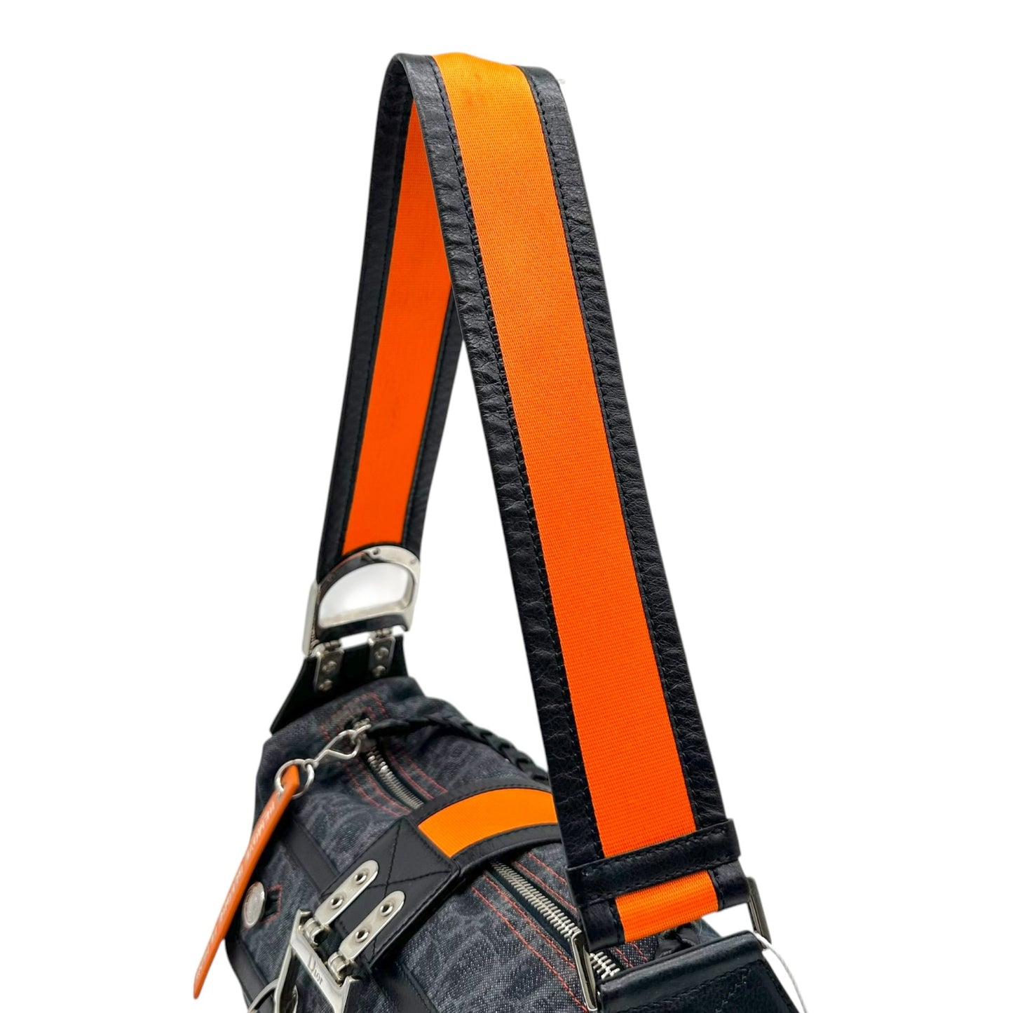 Christian Dior Navy Trotter Monogram Flight Bag