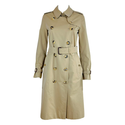 Burberry Classic Trench Coat Beige Double-Breasted XS