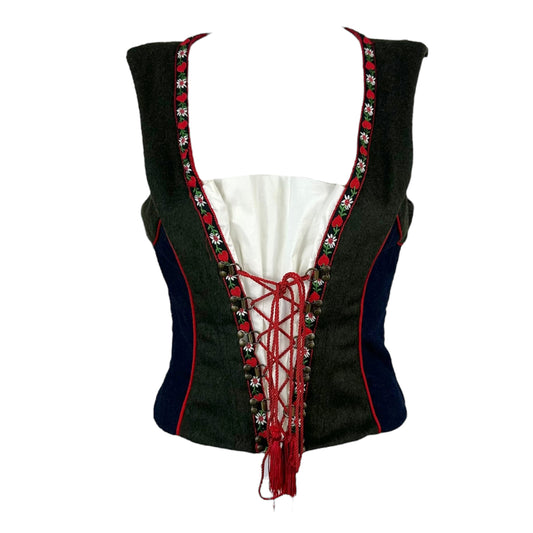 D&G Dolce & Gabbana F/W 2002 Drindl Corset Top