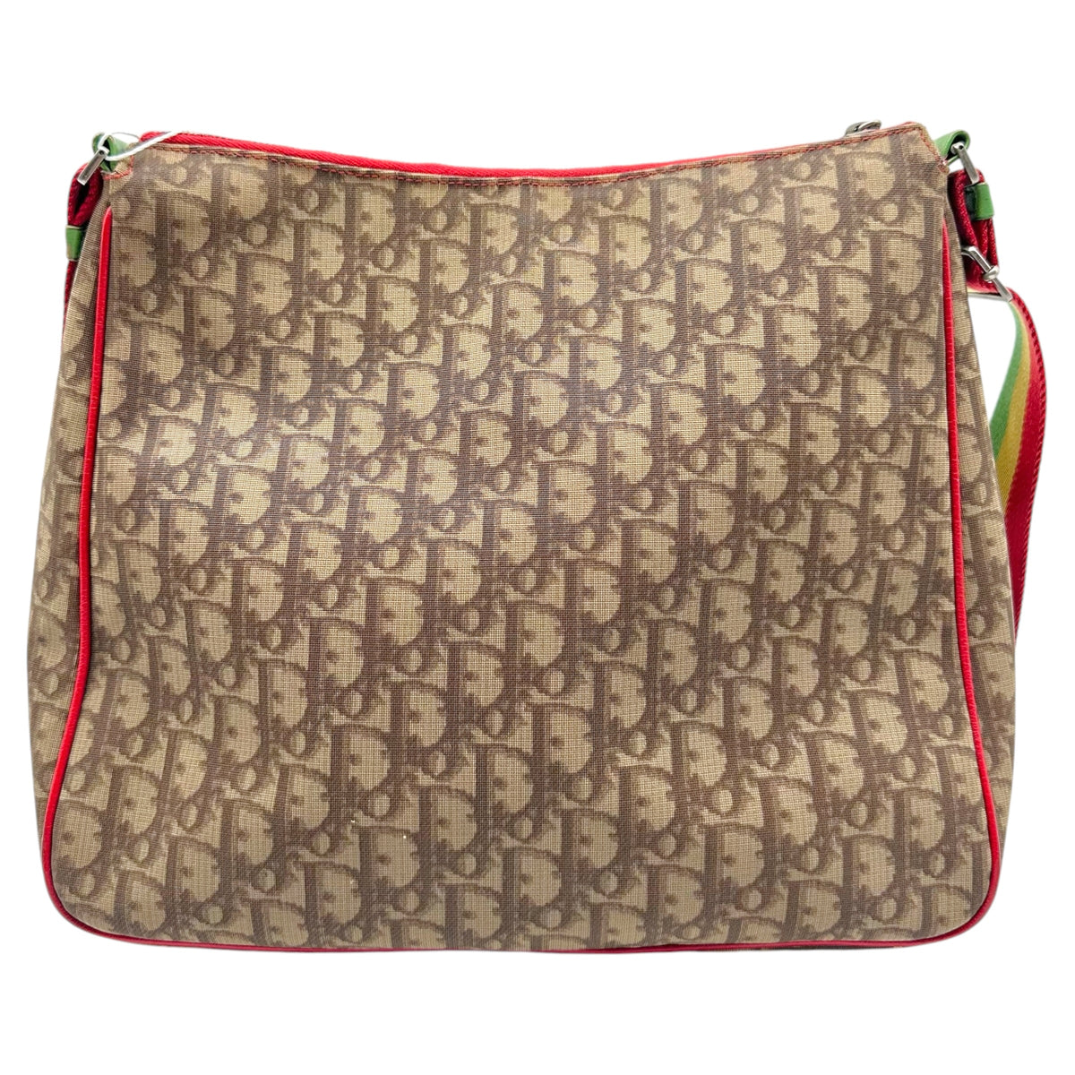 Christian Dior Crossbody Messenger Bag Rasta Trotter Monogram
