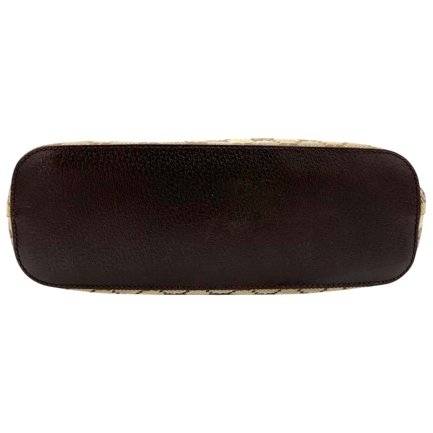 Gucci Tan Monogram Leather Strap Shoulder Bag - Outfit Repeater