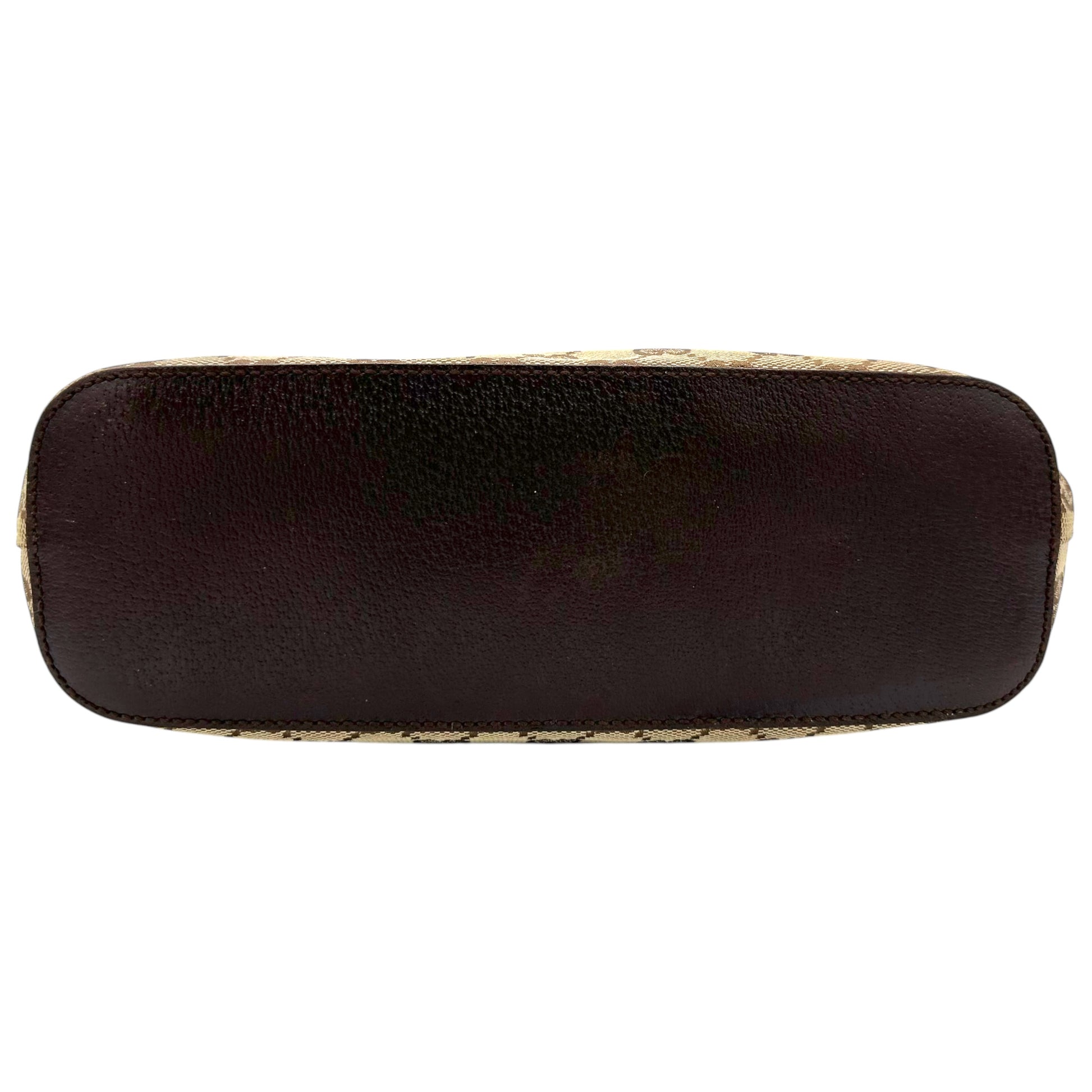 Gucci Tan Monogram Leather Strap Shoulder Bag - Outfit Repeater