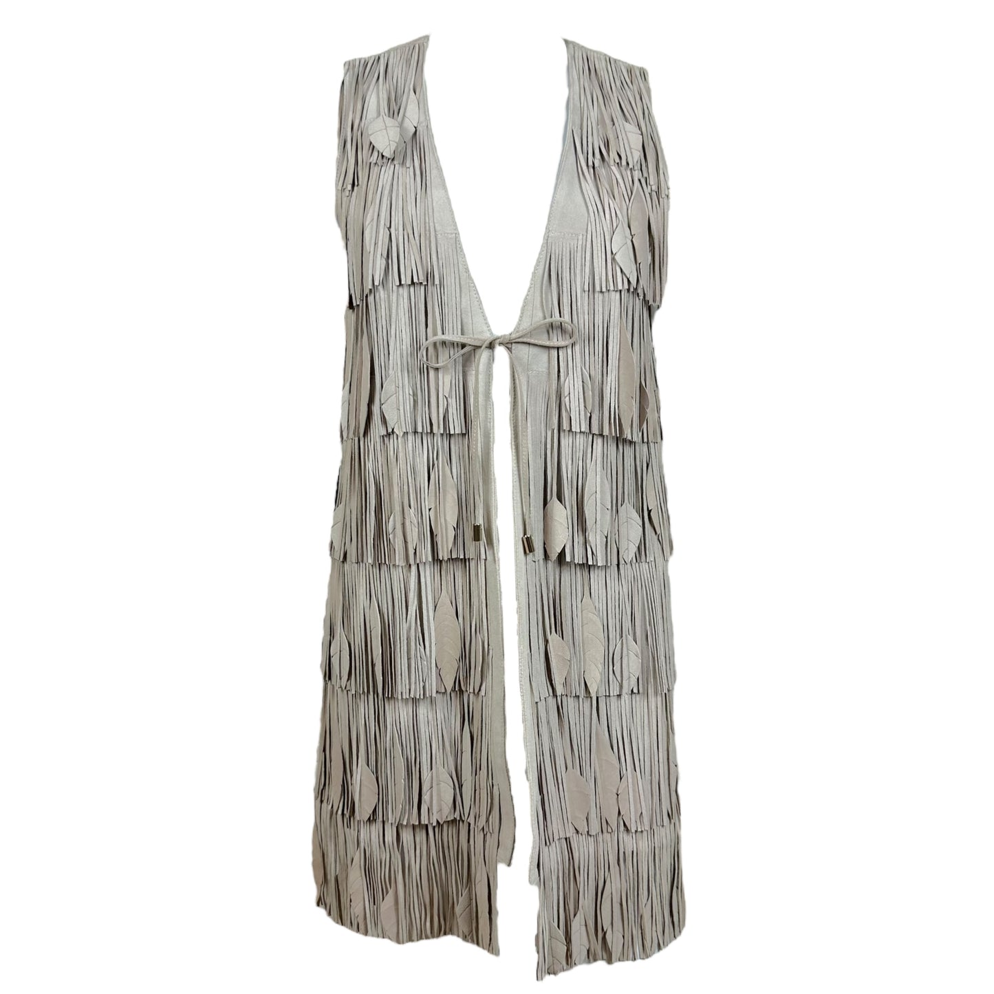 Blumarine Suede Fringe Vest