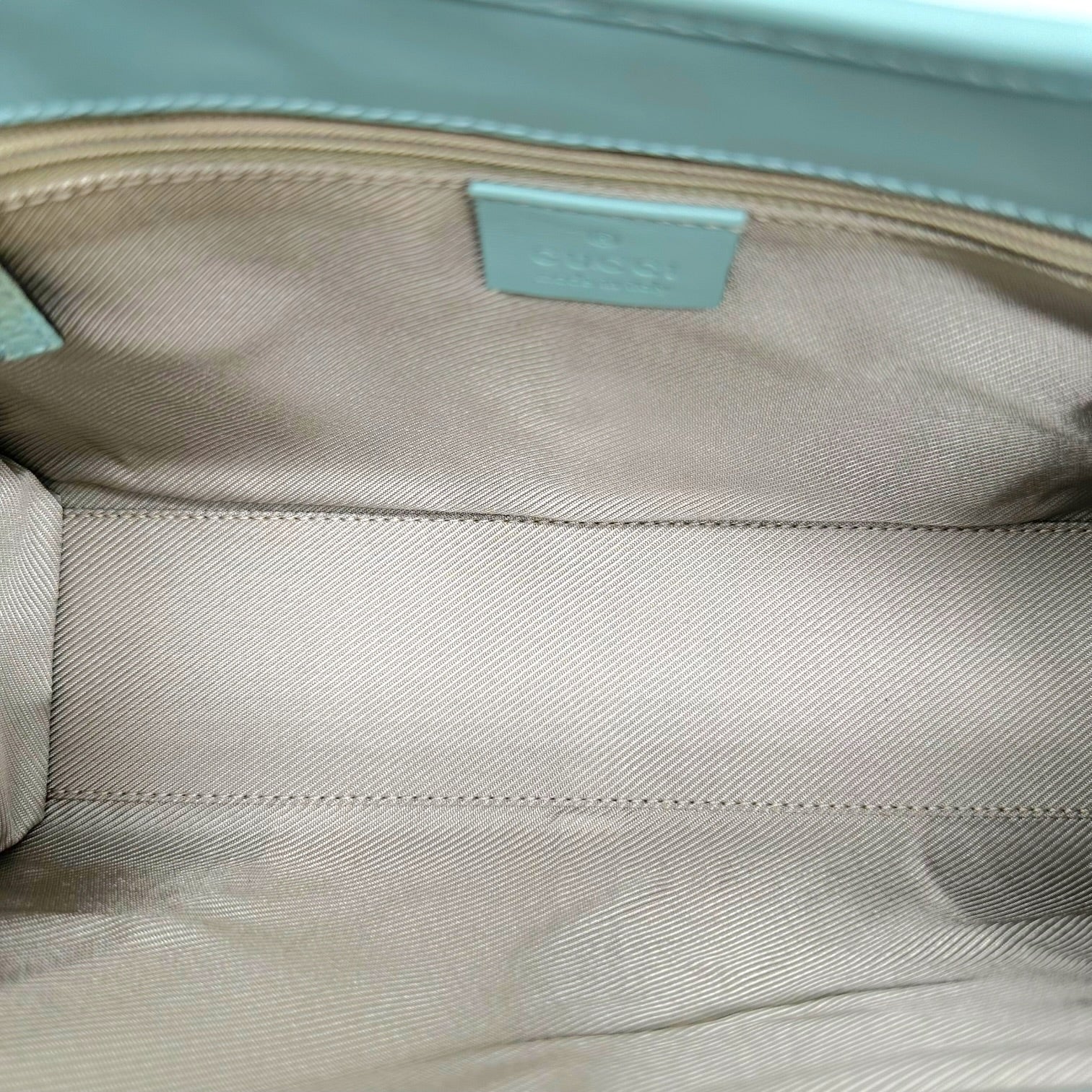 Gucci Mini Jackie Bag Light Blue Monogram Leather