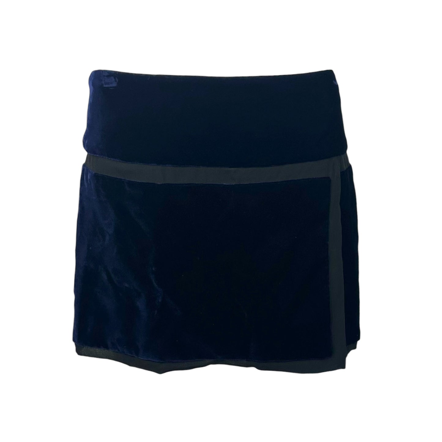 Dolce & Gabbana Blue Velvet Mini Skirt - Outfit Repeater