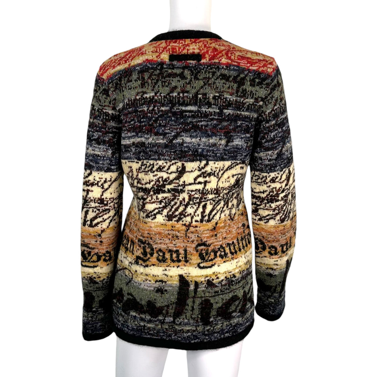 Jean Paul Gaultier Multicolor Knit Cardigan