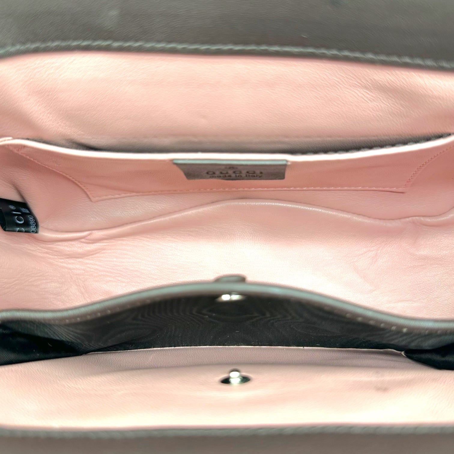 Gucci Python Bamboo Top Handle Lady Lock Bag