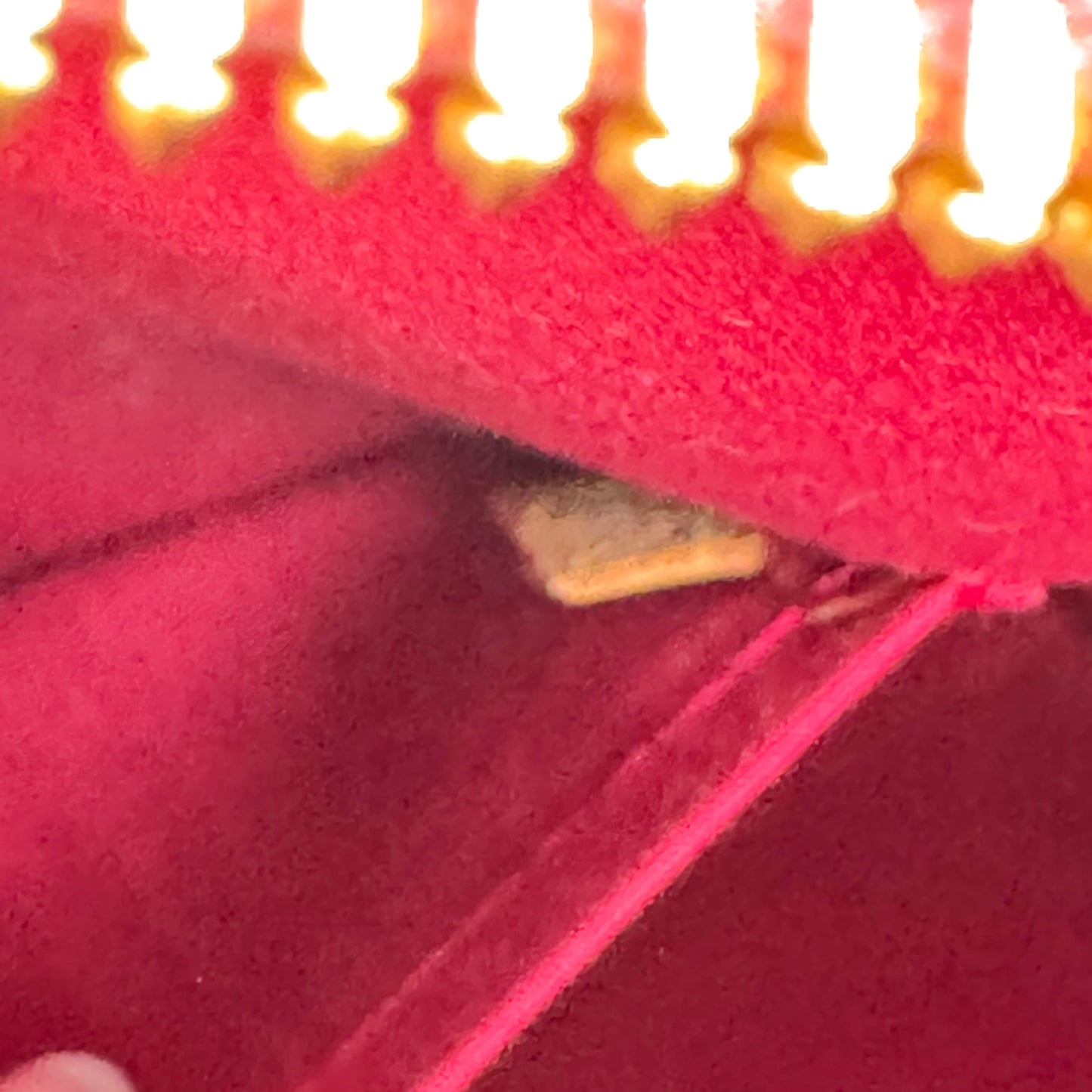 Louis Vuitton Red Veris Patent Monogram Alma PM Bag - Outfit Repeater