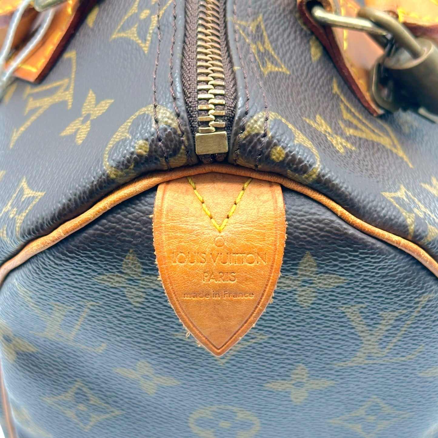 Louis Vuitton Classic Monogram Speedy 25 Handbag
