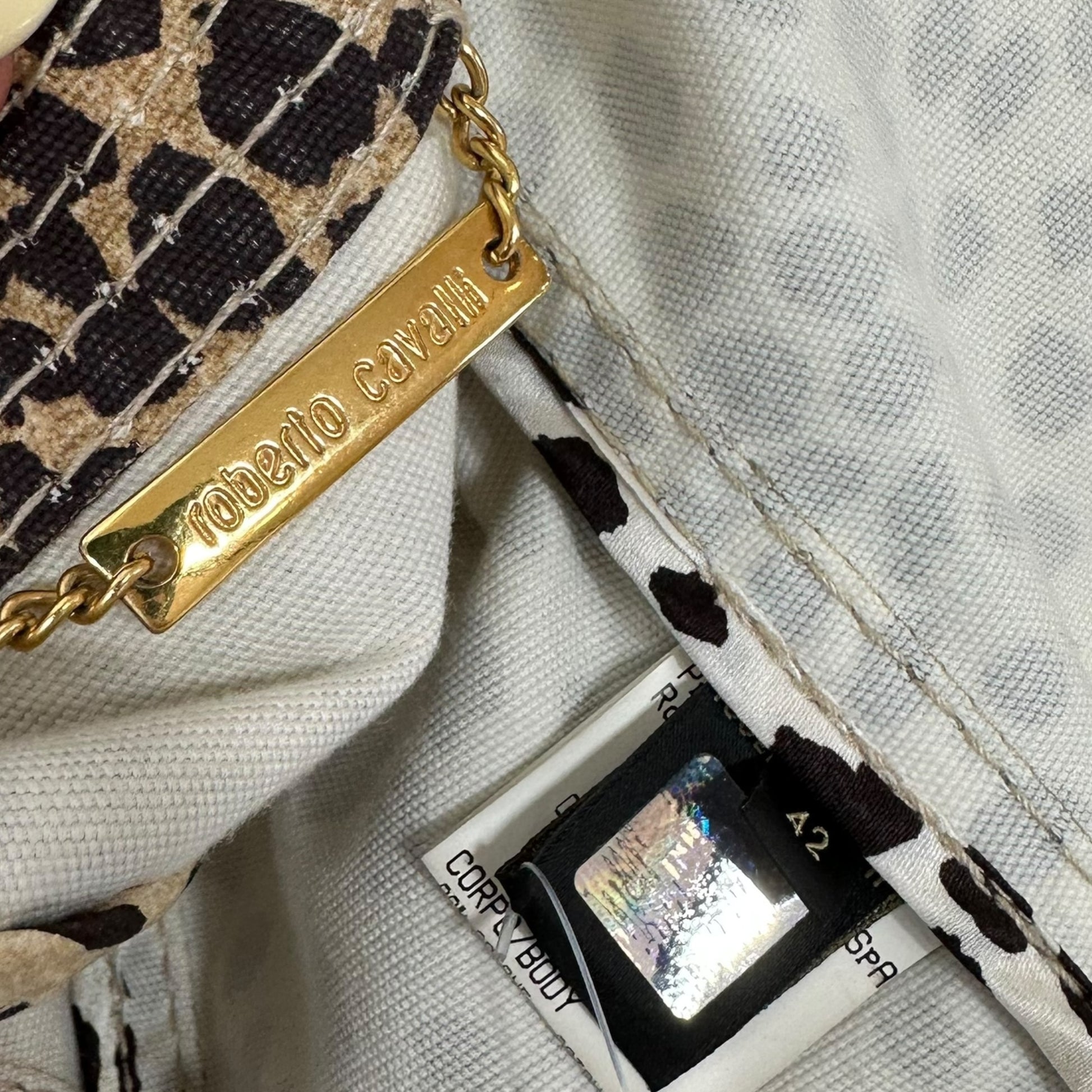 Roberto Cavalli 2005 Leopard Print Silk Ruffle Trim Jacket - Outfit Repeater